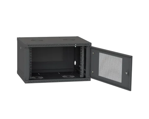 Шкаф телекоммуникационный двери перф (черный) IPCOM 6U 600x450 Шкаф телекоммуникационный двери перф (черный) IPCOM 6U 600x450