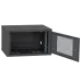 Шкаф телекоммуникационный двери перф (черный) IPCOM 6U 600x450