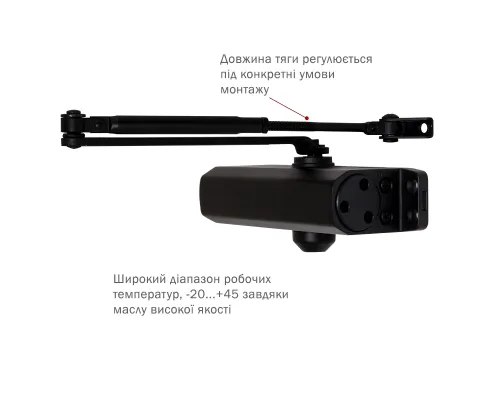 Доводчик RYOBI *9900 9903 BLACK Доводчик RYOBI *9900 9903 BLACK