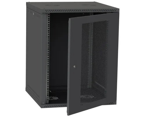 Шафа серверна IPCOM СН-15U 600х450 перфорація RAL9005