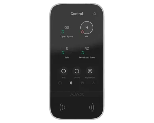 Клавиатура Ajax KeyPad TouchScreen (8EU) white Клавиатура Ajax KeyPad TouchScreen (8EU) white