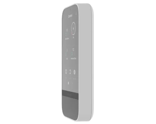 Клавиатура Ajax KeyPad TouchScreen (8EU) white Клавиатура Ajax KeyPad TouchScreen (8EU) white