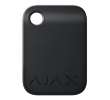 Бесконтактный брелок управления Ajax Tag Black (10pcs)