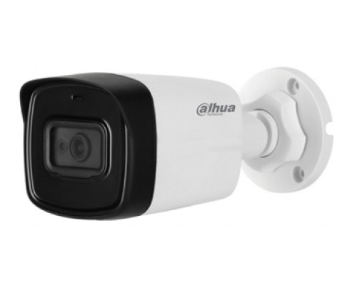 HDCVI відеокамера Dahua DH-HAC-HFW1800TLP-A 8МП (2.8мм) з мікрофоном HDCVI відеокамера Dahua DH-HAC-HFW1800TLP-A 8МП (2.8мм) з мікрофоном