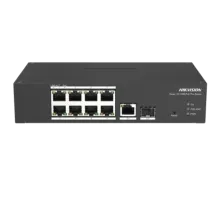 Коммутатор 8 портов управляемый Hikvision DS-3T1310P-SI/HS PoE