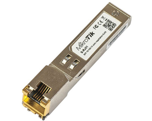1.25Гб/с SFP модуль с разъемом RJ-45 S-RJ01 1.25Гб/с SFP модуль с разъемом RJ-45 S-RJ01