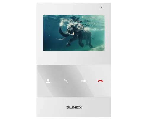 Комплект видеодомофона Slinex ML-16HD(Black)+SQ-04M(White)