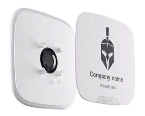 Лицьова панель для Ajax StreetSiren Ajax Brandplate 10 шт. (Белый) Лицьова панель для Ajax StreetSiren Ajax Brandplate 10 шт. (Белый)