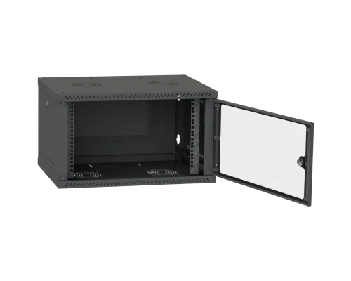 Шкаф серверный IPCOM CH-6U 600x350 стекло RAL9005 Шкаф серверный IPCOM CH-6U 600x350 стекло RAL9005