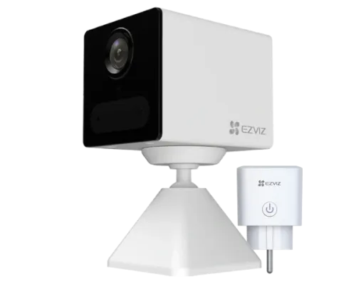 Комплект камера та розетка Ezviz CS-CB2 (1080P,WH)+CS-T30-10B-EU