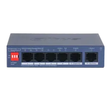 Комутатор 4 порти керований Dahua DH-CS4006-4ET2GT-36 PoE