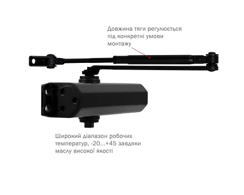 Доводчик RYOBI *1500 D-1554 BLACK