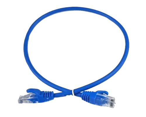 Патч-корд блакитний 0.25м EServer UTP CAT5e