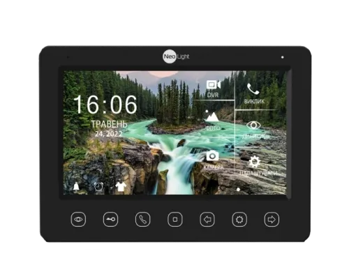 Видеодомофон NeoLight KAPPA+ HD WF Black