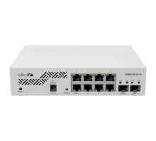 Коммутатор 8 портов управляемый MikroTik CSS610-8G-2S+IN