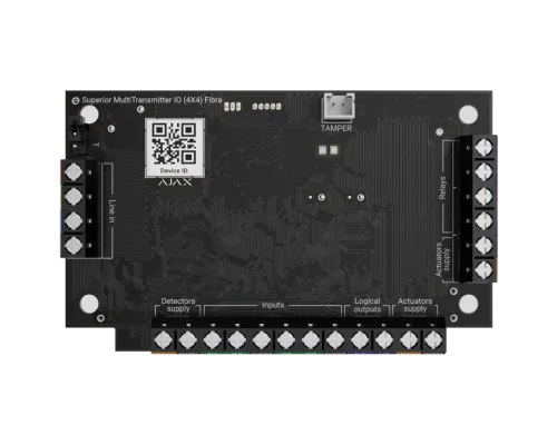 Модуль для інтеграції Ajax Superior MultiTransmitter IO (4X4) Fibra 8ми дротових пристроїв