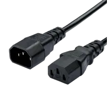 Шнур питания Kingda С13-C14, 1.8 м, 1.0 мм2