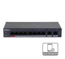 Комутатор 8 портів керований Dahua DH-CS4010-8ET-110 PoE