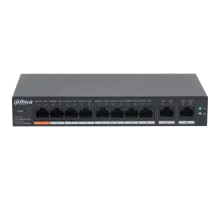 Комутатор 8 портів керований Dahua DH-CS4010-8ET-60 PoE