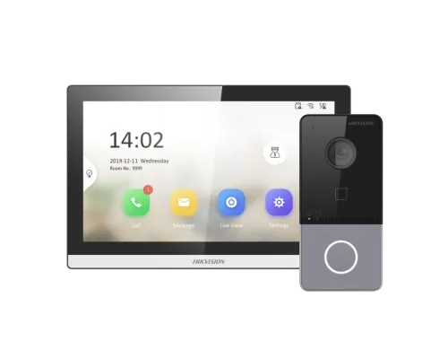Комплект видеодомофона Hikvision WI-FI DS-KV6113-WPE1(C)+ DS-KH6350-WТE1 "Стандарт"