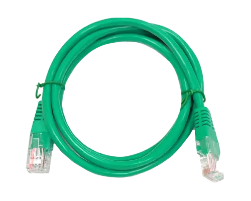 Патч-корд зеленый UTP,  1 м, кат. 5e