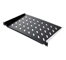 Полка консольная 19" 350мм, черная 1U