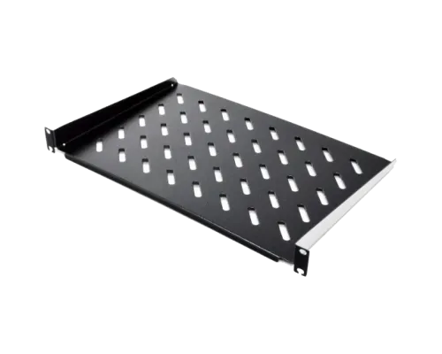 Полка консольная 19" 350мм, черная 1U