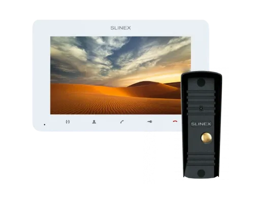 Комплект Slinex SM-07MHD белый + ML-16HD черный Комплект Slinex SM-07MHD белый + ML-16HD черный