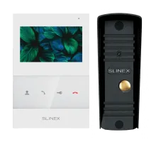 Комплект видеодомофона Slinex SQ-04 White + ML-16HR (черный)