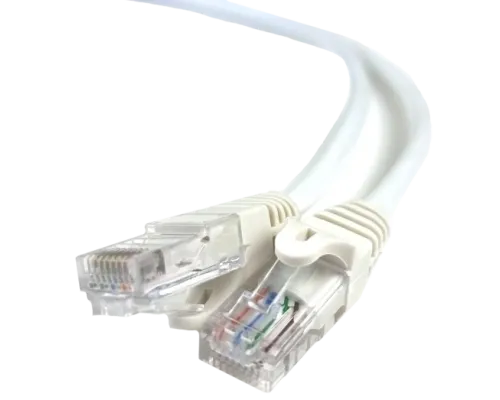 Патч-корд білий 0.5м UTP CAT5e