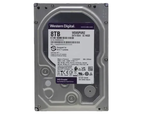 Жесткий диск внутренний Western Digital Purple WD85PURZ 8Тб