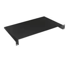 Полка консольная черная 1U 19" 280 мм 9005