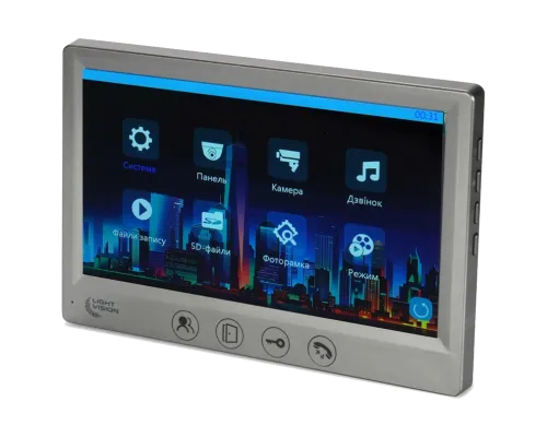 Видеодомофон Light Vision AMSTERDAM FHD GRAY