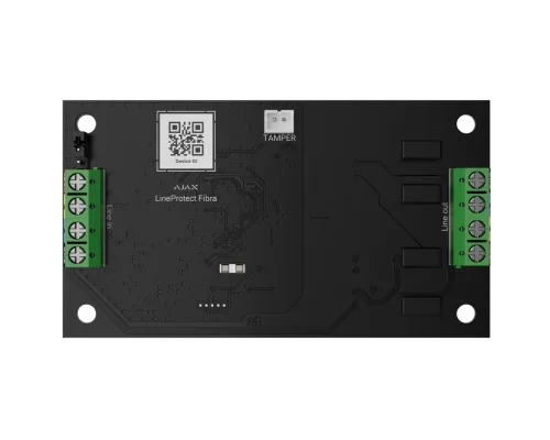 Модуль для защиты устройств от короткого замыкания и саботажа Ajax LineProtect Fibra ASP