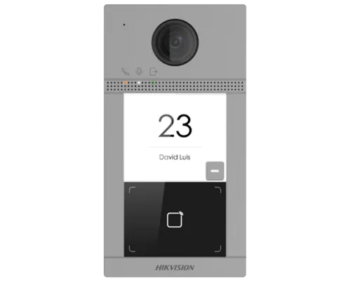 2 Мп IP вызывная панель IP65, IK08 с Wi-Fi DS-KV8113-WME1(C) 2 Мп IP вызывная панель IP65, IK08 с Wi-Fi DS-KV8113-WME1(C)