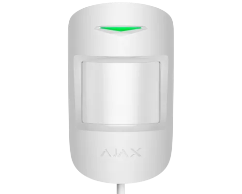 Дротовий сповіщувач руху Ajax MotionProtect Plus Fibra white