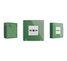 Бездротовий ручний сповіщувач Ajax Manual Call Point (Green)
