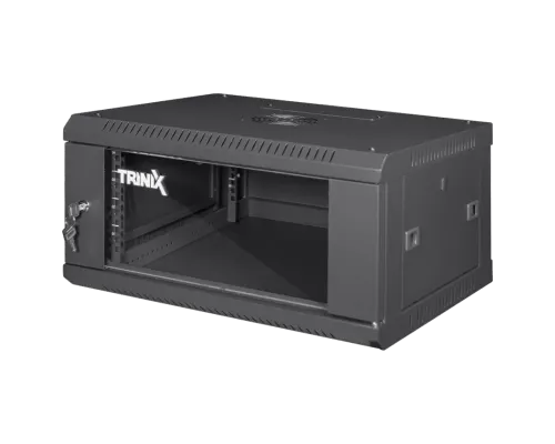 Коммутационный шкаф Trinix TRX-6U/600x450x370 Black Коммутационный шкаф Trinix TRX-6U/600x450x370 Black
