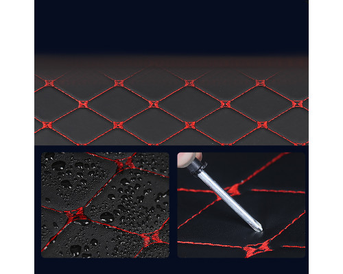 Автомобильный органайзер XY0-52 Black-Red компактный вместительный два отдела для хранения на магнитах с ручкой 40*31*29 см Автомобильный органайзер XY0-52 Black-Red компактный вместительный два отдела для хранения на магнитах с ручкой 40*31*29 см