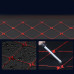 Автомобильный органайзер XY0-52 Black-Red компактный вместительный два отдела для хранения на магнитах с ручкой 40*31*29 см