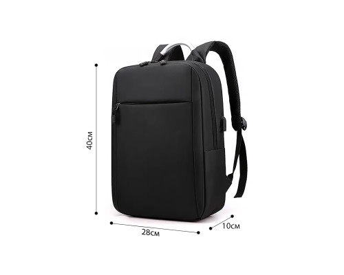 Рюкзак городской 2023 для ноутбука 14" с USB разъемом Black