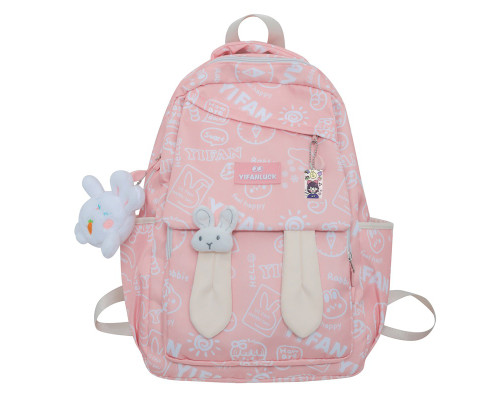 Рюкзак подростковый 230632 Зайка 20L Pink Рюкзак подростковый 230632 Зайка 20L Pink