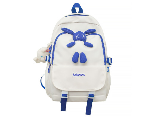 Рюкзак подростковый 608833 Hellonana с брелком White Рюкзак подростковый 608833 Hellonana с брелком White