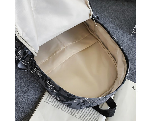 Рюкзак подростковый 8055228 с брелком 20L школьный White