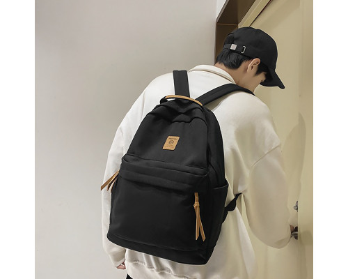 Рюкзак подростковый 81227 с карманом для ноутбука 20L Black