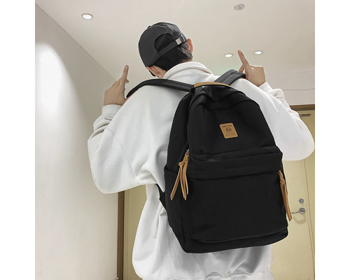 Рюкзак подростковый 81227 с карманом для ноутбука 20L Black