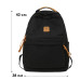 Рюкзак подростковый 81227 с карманом для ноутбука 20L Black