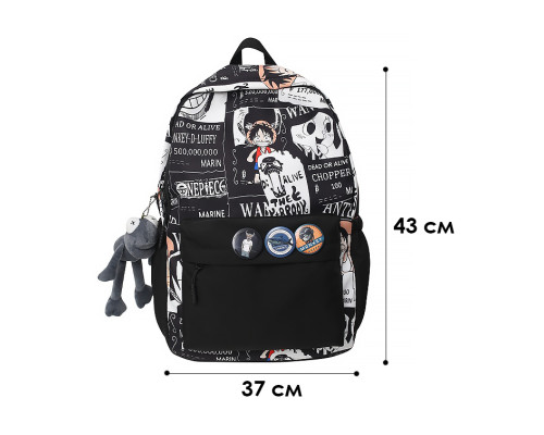 Рюкзак подростковый 83124 с аниме 20L Black Рюкзак подростковый 83124 с аниме 20L Black