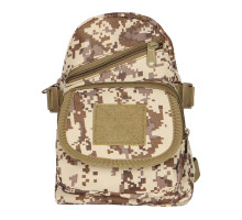 Рюкзак тактический на одно плечо AOKALI Outdoor A31 Sand Pixel