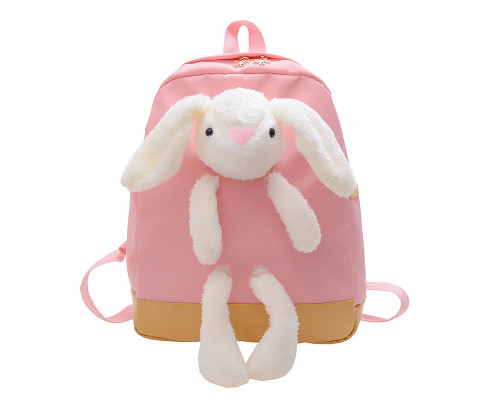 Детский рюкзак A-7757 Bunny на одно отделение с ремешком Pink Детский рюкзак A-7757 Bunny на одно отделение с ремешком Pink